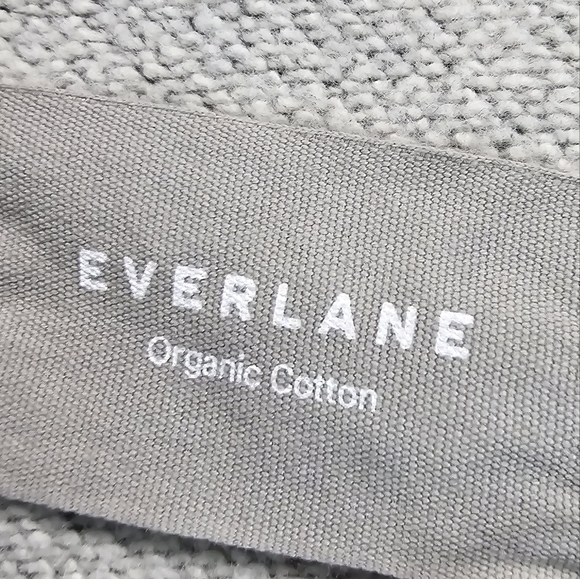 Everlane Sweatshirt Mens Grey Track Pullover Uniform Heathered Crewneck - Picture 4 of 13